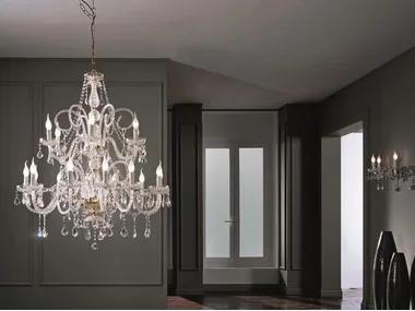 EPOCA L12+6 - Chandelier with Swarovski® Crystals _ Euroluce Lampadari